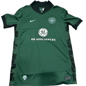 Nike Kids Green Soccer Jersey with GE Appliances Logo 14/16